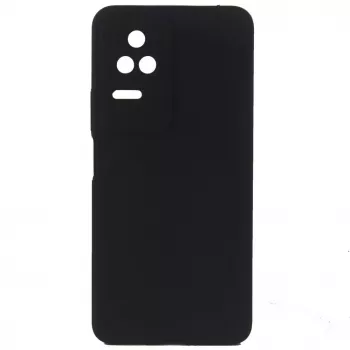 Evelatus Xiaomi POCO F4 Custodia in silicone Premium Soft Touch nero