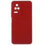Evelatus Xiaomi POCO F4 Custodia in silicone Premium Soft Touch rosso