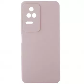Evelatus Xiaomi POCO F4 Custodia in silicone Premium Soft Touch rosa sabbia