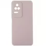Evelatus Xiaomi POCO F4 Custodia in silicone Premium Soft Touch rosa sabbia