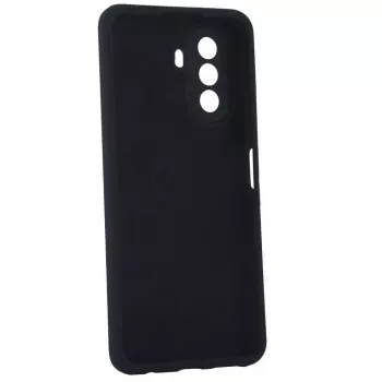 Evelatus Huawei Nova Y70 Custodia in silicone Premium Soft Touch nero