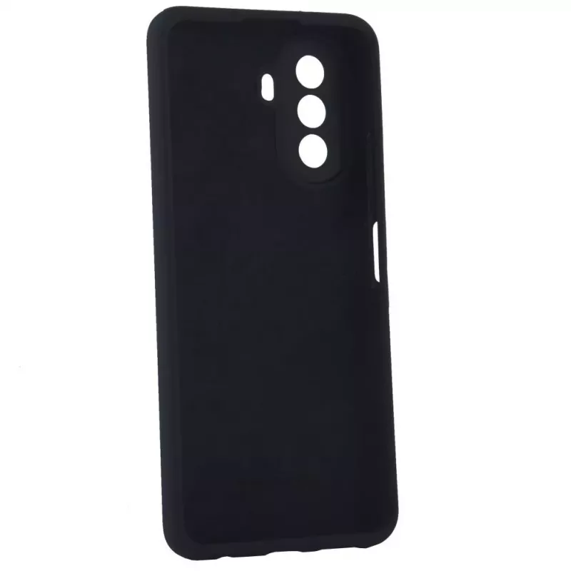 Evelatus Huawei Nova Y70 Custodia in silicone Premium Soft Touch nero