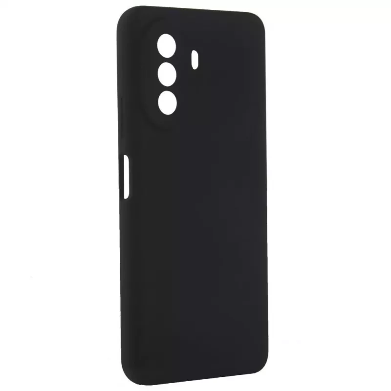 Evelatus Huawei Nova Y70 Custodia in silicone Premium Soft Touch nero
