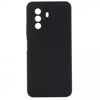 Evelatus Huawei Nova Y70 Custodia in silicone Premium Soft Touch nero