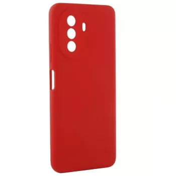 Evelatus Huawei Nova Y70 Custodia in silicone Premium Soft Touch rosso