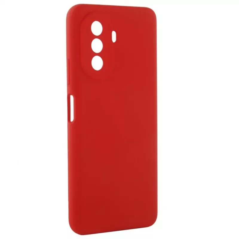 Evelatus Huawei Nova Y70 Custodia in silicone Premium Soft Touch rosso