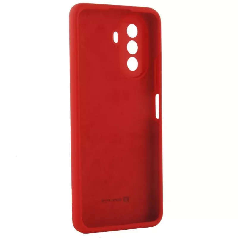 Evelatus Huawei Nova Y70 Custodia in silicone Premium Soft Touch rosso