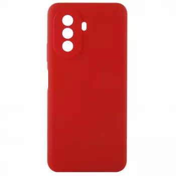Evelatus Huawei Nova Y70 Custodia in silicone Premium Soft Touch rosso