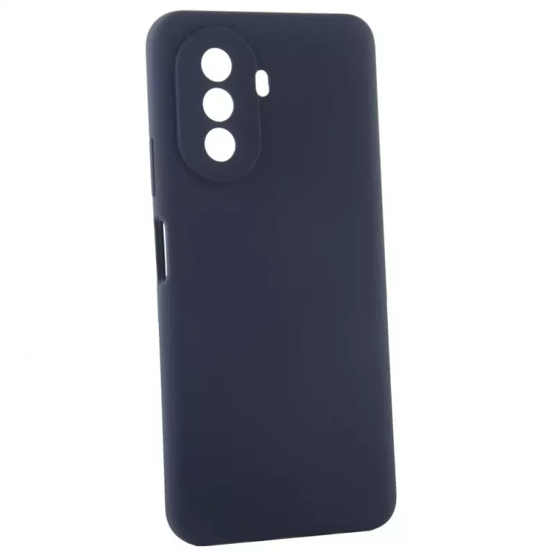 Evelatus Huawei Nova Y70 Custodia in silicone Premium Soft Touch blu mezzanotte