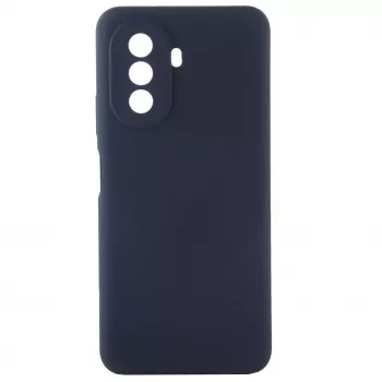 Evelatus Huawei Nova Y70 Custodia in silicone Premium Soft Touch blu mezzanotte