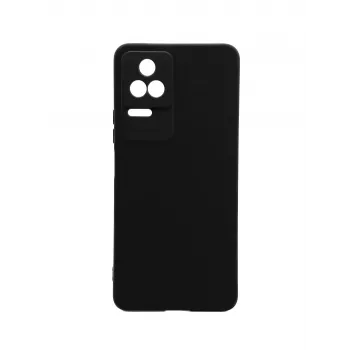 Evelatus Xiaomi POCO F4 Custodia in nano silicone Soft Touch TPU nera