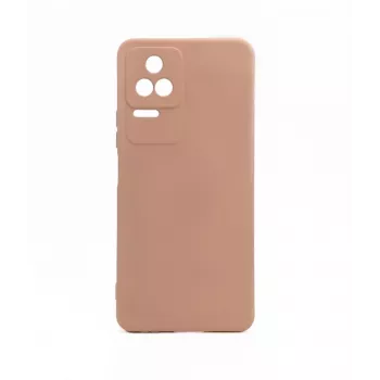Evelatus Xiaomi POCO F4 Custodia in nano silicone Soft Touch TPU beige