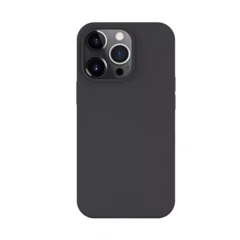 Evelatus Apple iPhone 13 Pro Max Cover in Silicone Premium Soft Touch Grigio Carbone