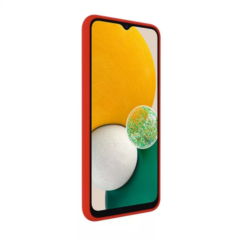 Evelatus Samsung Galaxy A13 5G Cover in Silicone Premium Soft Touch Rosso