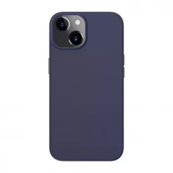 Evelatus Apple iPhone 14 Custodia in Pelle Genuine con MagSafe Blu