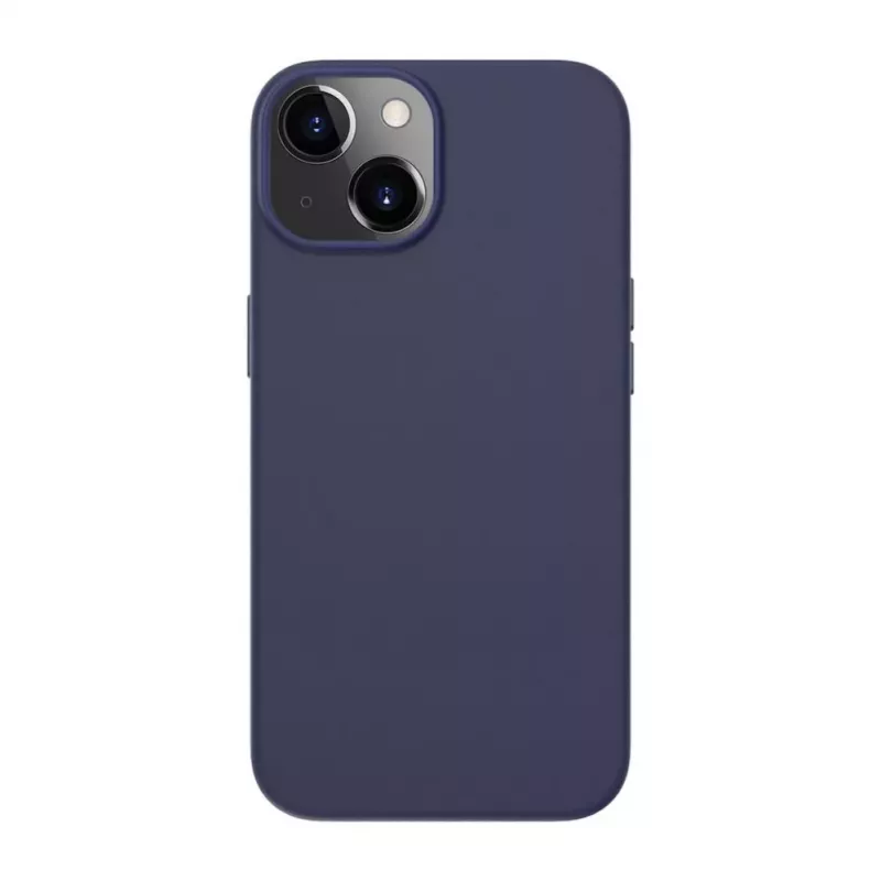 Evelatus Apple iPhone 14 Custodia in Pelle Genuine con MagSafe Blu