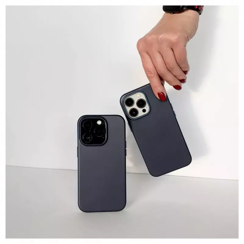 Evelatus Apple iPhone 14 Pro Custodia in Pelle Genuine con MagSafe Blu