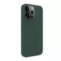 Evelatus Apple iPhone 14 Pro Cover in Pelle Genuina compatibile MagSafe Verde Scuro