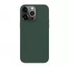 Evelatus Apple iPhone 14 Pro Max Cover in Pelle Genuina compatibile MagSafe Verde Scuro