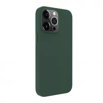 Evelatus Apple iPhone 14 Pro Max Cover in Pelle Genuina compatibile MagSafe Verde Scuro
