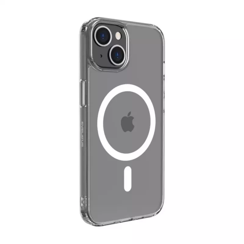 Evelatus Apple iPhone 14 Custodia Trasparente con MagSafe