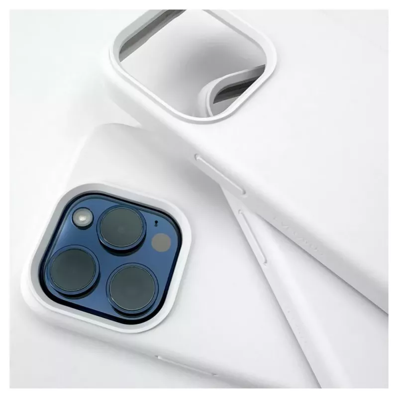 Evelatus Apple iPhone 14 Pro custodia in silicone Premium Soft Touch bianco