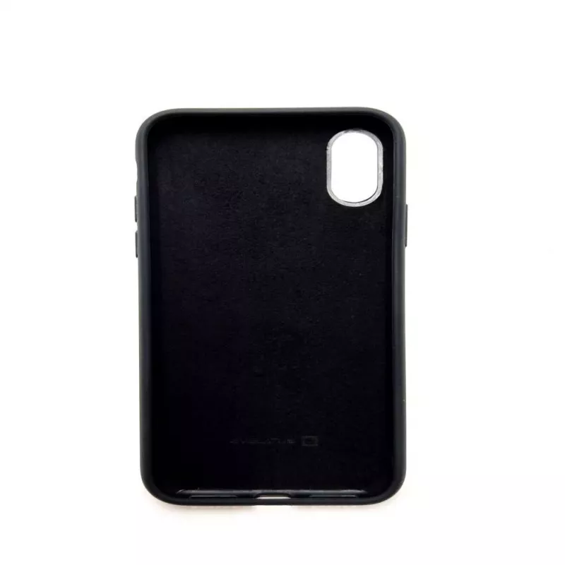 Evelatus Apple iPhone X/XS custodia in silicone Premium Soft Touch nero