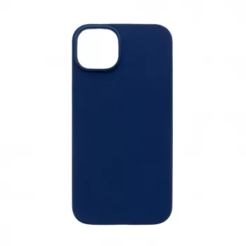 Evelatus Apple iPhone 14 Plus Cover in silicone Premium MagSafe Soft Touch blu mezzanotte