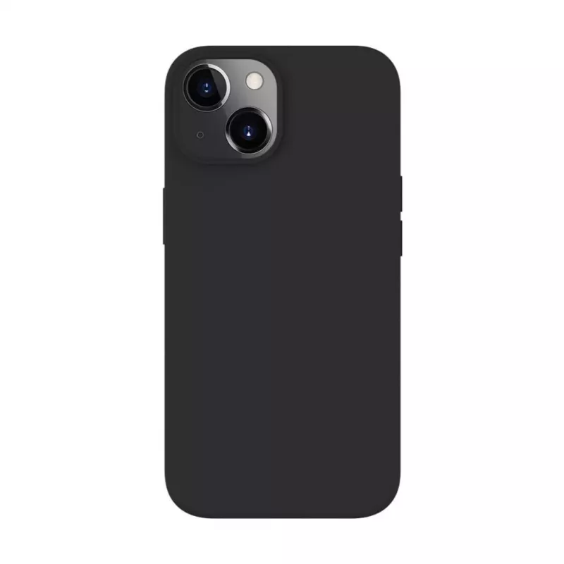 Evelatus Apple iPhone 14 / 13 Custodia in silicone Soft Touch Premium MagSafe nera