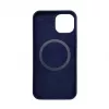 Evelatus Apple iPhone 14 Pro Max Cover in silicone Premium MagSafe Soft Touch blu mezzanotte