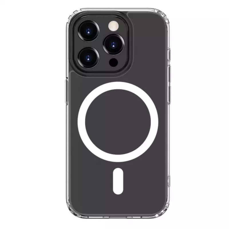 Evelatus Apple iPhone 14 Pro Max Cover trasparente compatibile MagSafe