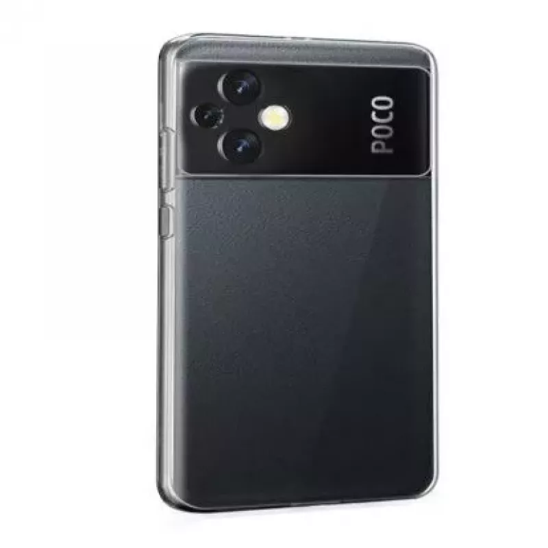 Evelatus Xiaomi Poco M5 Custodia in silicone trasparente 1,5mm TPU trasparente