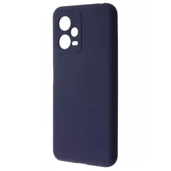 Evelatus Xiaomi Redmi Note 12 / Poco X5 Custodia in silicone Premium Soft Touch blu mezzanotte
