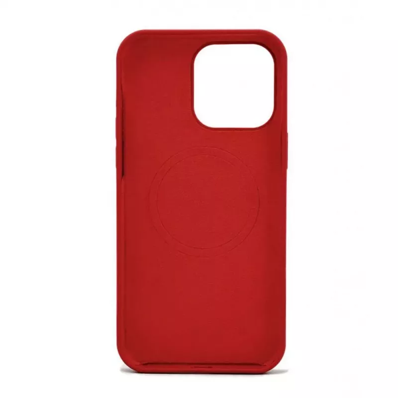 Evelatus Apple iPhone 14 Pro Max Custodia in silicone Premium MagSafe Soft Touch rosso scuro