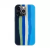 Evelatus Apple iPhone 13 Pro Cover in silicone multicolore blu