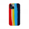 Evelatus Apple iPhone 14 Cover in silicone multicolore arcobaleno