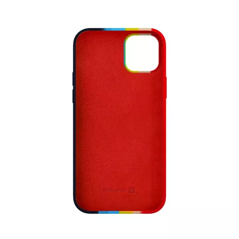 Evelatus Apple iPhone 14 Cover in silicone multicolore arcobaleno