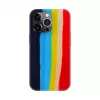 Evelatus Apple iPhone 14 Pro Cover in silicone multicolore arcobaleno