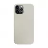 iLike Apple iPhone 12 Pro Max Cover in silicone Eco Print Design bianca