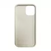 iLike Apple iPhone 12 Pro Max Cover in silicone Eco Print Design bianca