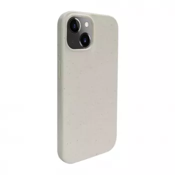 iLike Apple iPhone 13 Cover in silicone e plastica Eco Print Design bianca