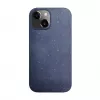 iLike Apple iPhone 13 Cover in silicone e plastica Eco Print Design blu