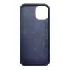 iLike Apple iPhone 13 Cover in silicone e plastica Eco Print Design blu