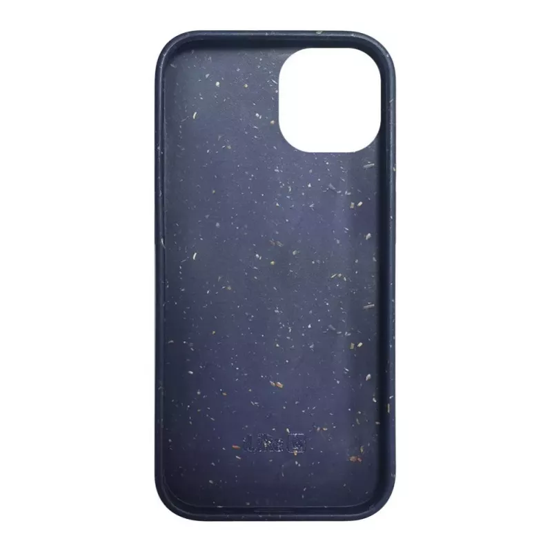 iLike Apple iPhone 13 Cover in silicone e plastica Eco Print Design blu