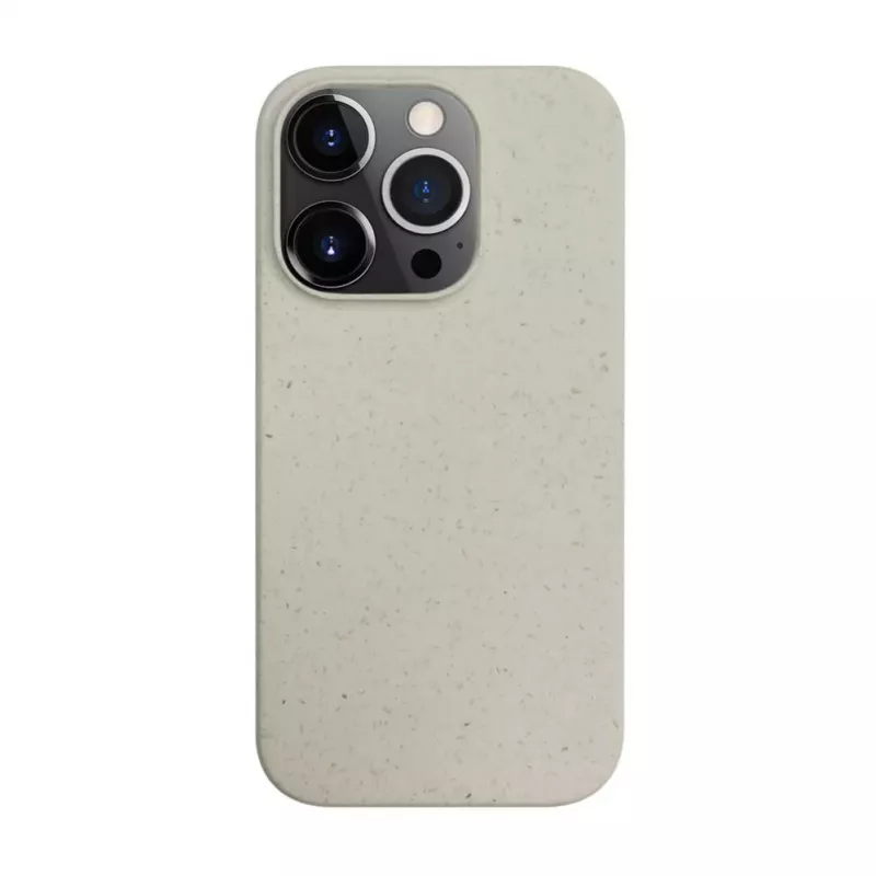 iLike Apple iPhone 13 Pro Cover in silicone e plastica Eco Print Design bianca