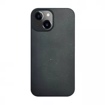 iLike Apple iPhone 14 Custodia in silicone e plastica Eco Print Design nera