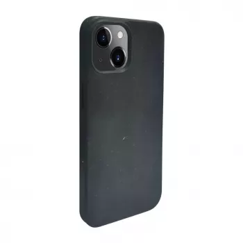 iLike Apple iPhone 14 Custodia in silicone e plastica Eco Print Design nera