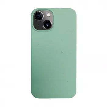 iLike Apple iPhone 14 Cover in silicone e plastica Eco Print Design fiore verde