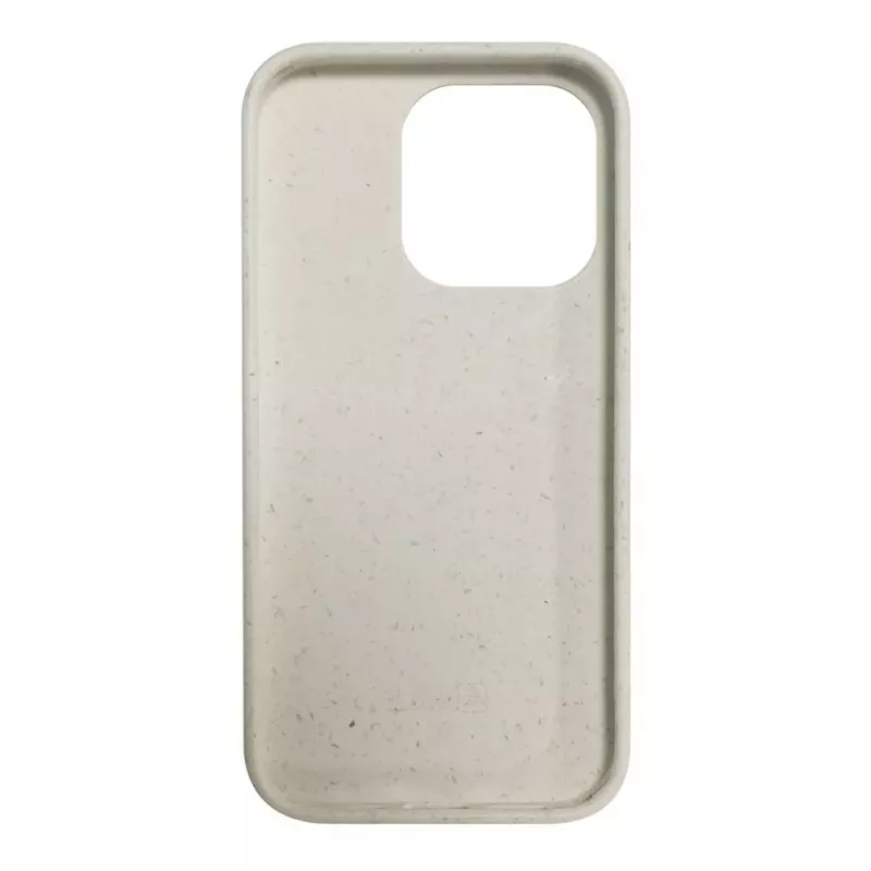 iLike Apple iPhone 14 Pro Max Cover in silicone TPU Eco Print Design bianca