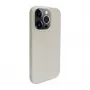 iLike Apple iPhone 14 Pro Max Cover in silicone TPU Eco Print Design bianca